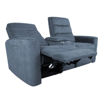 Reclinersofa Darvi 2-seter med elektrisk mekanisme - blå - Møbler - Sofaer - Reclinersofaer