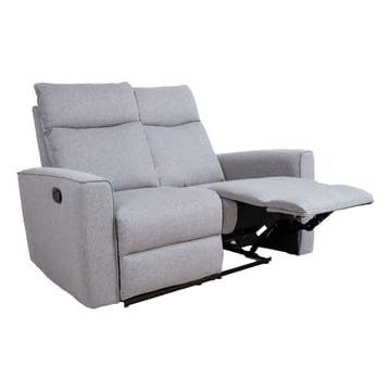 Reclinersofa Fjolna 2-seter med manuell mekanisme - grå - Møbler - Sofaer - Reclinersofaer