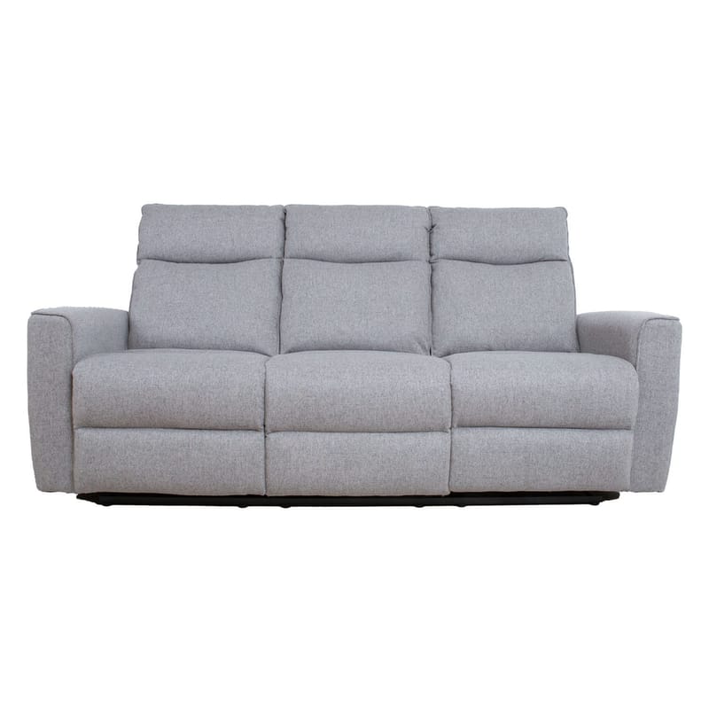 Reclinersofa Fjolna 3-seter med manuell mekanisme - grå - Møbler - Sofaer - Reclinersofaer