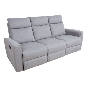 Reclinersofa Fjolna 3-seter med manuell mekanisme - grå - Møbler - Sofaer - Reclinersofaer