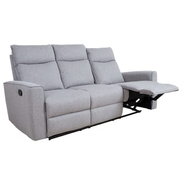 Reclinersofa Fjolna 3-seter med manuell mekanisme - grå - Møbler - Sofaer - Reclinersofaer