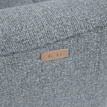 Reclinersofa Glendor 2-seter med elektrisk mekanisme - Blågrå - Møbler - Sofaer - Reclinersofaer
