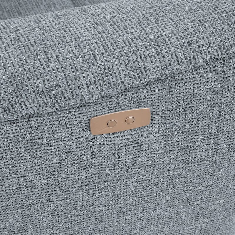 Reclinersofa Glendor 2-seter med elektrisk mekanisme - Blågrå - Møbler - Sofaer - Reclinersofaer