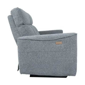 Reclinersofa Glendor 2-seter med elektrisk mekanisme - Blågrå - Møbler - Sofaer - Reclinersofaer