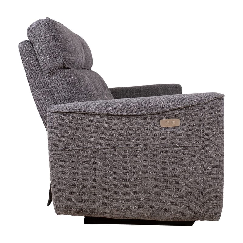 Reclinersofa Glendor 2-seter med elektrisk mekanisme - Grå - Møbler - Sofaer - Reclinersofaer