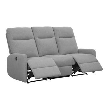 Reclinersofa Gränor 3-seter med elektrisk mekanisme - Lys grå - Møbler - Sofaer - Reclinersofaer