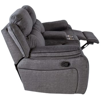 Reclinersofa Iskmar 2-seter med manuell mekanisme - grå - Møbler - Sofaer - Reclinersofaer