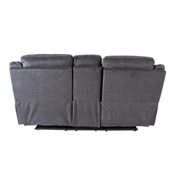 Reclinersofa Iskmar 2-seter med manuell mekanisme - grå - Møbler - Sofaer - Reclinersofaer