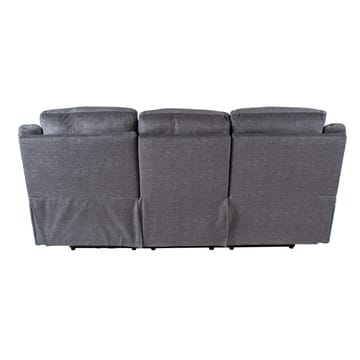 Reclinersofa Iskmar 3-seter med manuell mekanisme - Grå - Møbler - Sofaer - Reclinersofaer