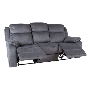 Reclinersofa Iskmar 3-seter med manuell mekanisme - Grå - Møbler - Sofaer - Reclinersofaer