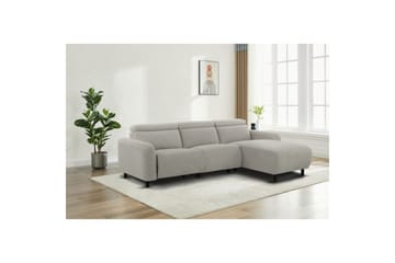 Reclinersofa med hjørne Loft24 Hjørnesofa Loft24 Skaane med elektrisk recliner Grå Høyrevendt Manchester - Møbler - Sofaer - Reclinersofaer