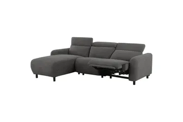 Reclinersofa med hjørne Loft24 Hjørnesofa Loft24 Skaane med elektrisk recliner Grå Höger Manchester - Møbler - Sofaer - Reclinersofaer