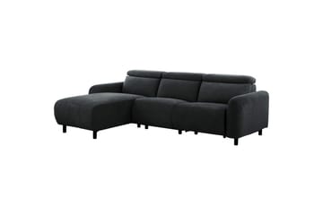 Reclinersofa med hjørne Loft24 Hjørnesofa Loft24 Skaane med elektrisk recliner Grå Venstrevendt Manchester - Møbler - Sofaer - Reclinersofaer