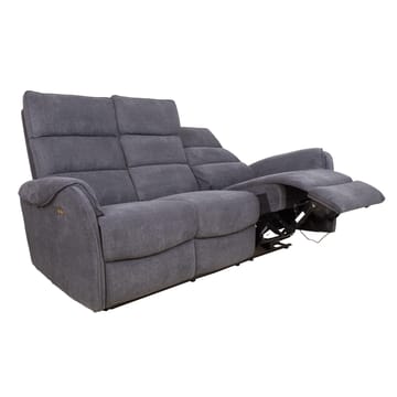 Reclinersofa Mörvik 3-seter med elektrisk mekanisme - blågrå - Møbler - Sofaer - Reclinersofaer