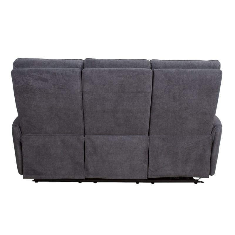 Reclinersofa Mörvik 3-seter med elektrisk mekanisme - blågrå - Møbler - Sofaer - Reclinersofaer
