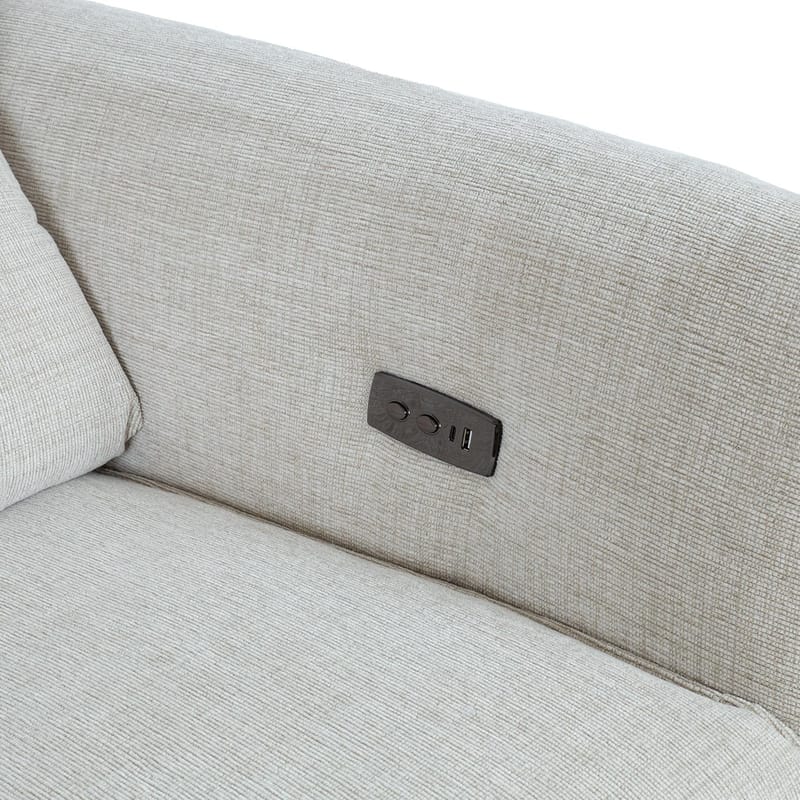 Reclinersofa Näsdal 2-seter med elektrisk mekanisme - lys beige - Møbler - Sofaer - Reclinersofaer