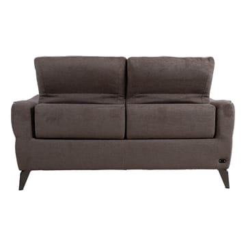Reclinersofa Nordan 2-seter elektrisk - lys brun med beige kantsøm - Møbler - Sofaer - Reclinersofaer