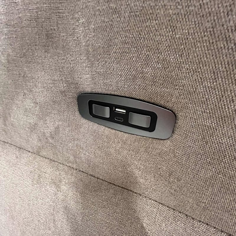 Reclinersofa Ravdal 2-seter med elektrisk mekanisme - grå - Møbler - Sofaer - Reclinersofaer