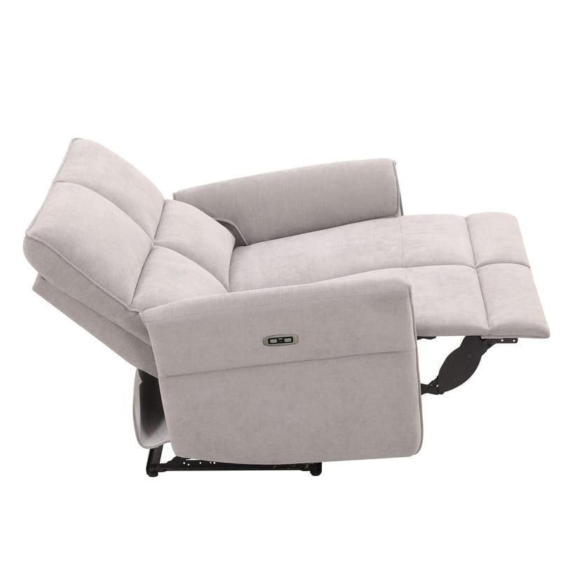 Reclinersofa Ravdal 2-seter med elektrisk mekanisme - grå - Møbler - Sofaer - Reclinersofaer