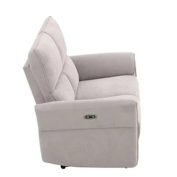 Reclinersofa Ravdal 2-seter med elektrisk mekanisme - grå - Møbler - Sofaer - Reclinersofaer