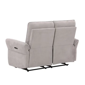 Reclinersofa Ravdal 2-seter med elektrisk mekanisme - grå - Møbler - Sofaer - Reclinersofaer