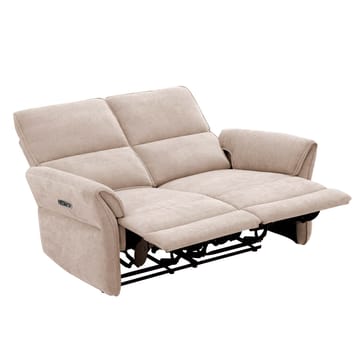 Reclinersofa Ravdal 2-seter med elektrisk mekanisme - lysebrun - Møbler - Sofaer - Reclinersofaer