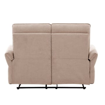 Reclinersofa Ravdal 2-seter med elektrisk mekanisme - lysebrun - Møbler - Sofaer - Reclinersofaer