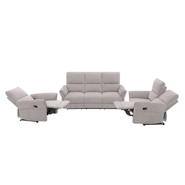 Reclinersofa Ravdal 3-seter med elektrisk mekanisme - grå - Møbler - Sofaer - Reclinersofaer