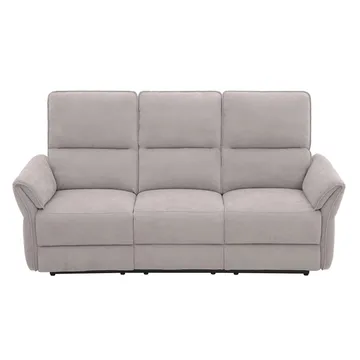 Reclinersofa Ravdal 3-seter med elektrisk mekanisme - grå - Møbler - Sofaer - Reclinersofaer