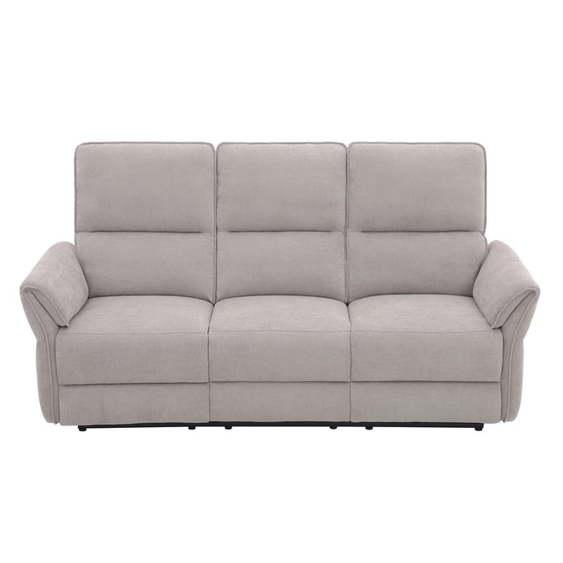 Reclinersofa Ravdal 3-seter med elektrisk mekanisme - grå - Møbler - Sofaer - Reclinersofaer