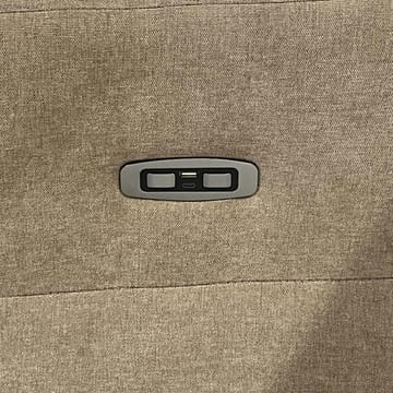 Reclinersofa Ravdal 3-seter med elektrisk mekanisme - lysebrun - Møbler - Sofaer - Reclinersofaer