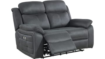 Reclinersofa Rindal 2-seter Elektrisk - grå - Møbler - Sofaer - Reclinersofaer