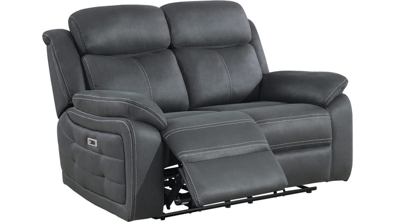 Reclinersofa Rindal 2-seter Elektrisk - grå - Møbler - Sofaer - Reclinersofaer