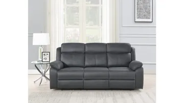 Reclinersofa Rindal 3-seter Elektrisk - grå - Møbler - Sofaer - Reclinersofaer