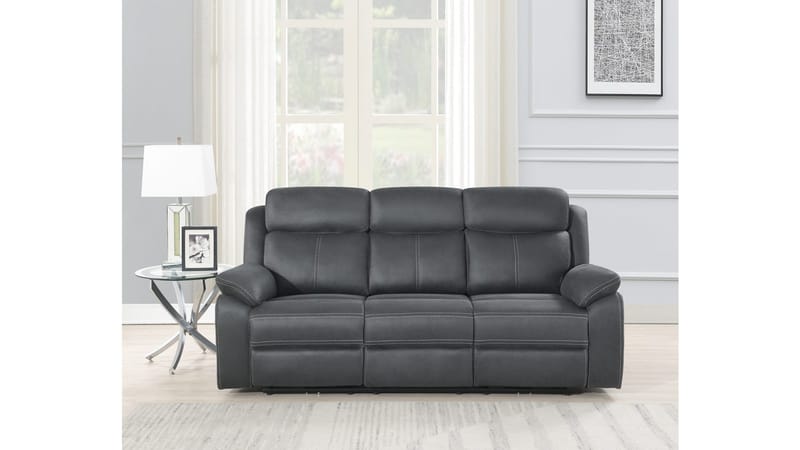 Reclinersofa Rindal 3-seter Elektrisk - grå - Møbler - Sofaer - Reclinersofaer