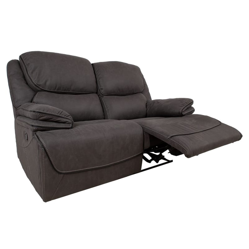 Reclinersofa Sälmar 2-seter med manuell mekanisme - grå - Møbler - Sofaer - Reclinersofaer
