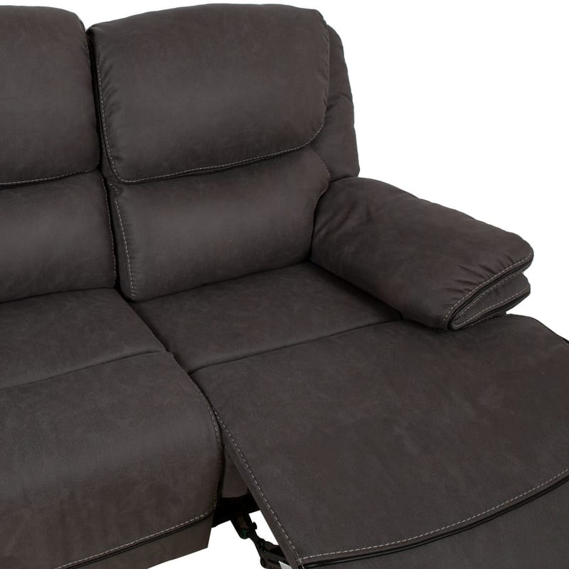 Reclinersofa Sälmar 2-seter med manuell mekanisme - grå - Møbler - Sofaer - Reclinersofaer
