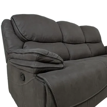 Reclinersofa Sälmar 3-seter med manuell mekanisme - grå - Møbler - Sofaer - Reclinersofaer