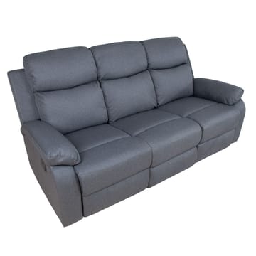 Reclinersofa Toviny 3-seter med manuell mekanisme - mørk grå - Møbler - Sofaer - Reclinersofaer