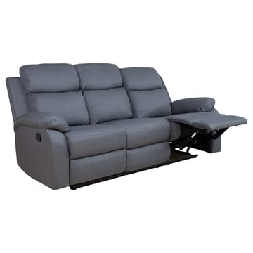 Reclinersofa Toviny 3-seter med manuell mekanisme - mørk grå - Møbler - Sofaer - Reclinersofaer