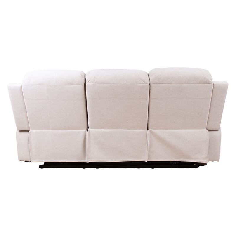 Reclinersofa Tränor 3-seter med elektrisk mekanisme - naturhvit - Møbler - Sofaer - Reclinersofaer
