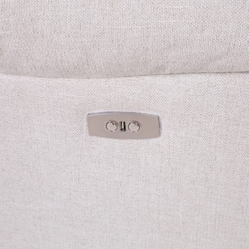 Reclinersofa Tränor 3-seter med elektrisk mekanisme - naturhvit - Møbler - Sofaer - Reclinersofaer