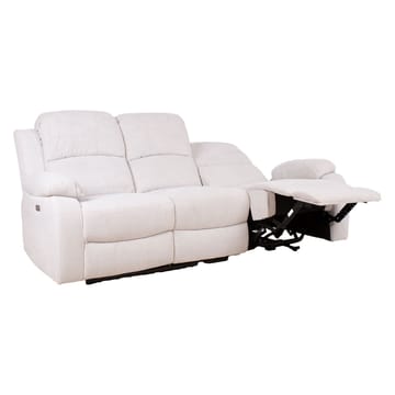 Reclinersofa Tränor 3-seter med elektrisk mekanisme - naturhvit - Møbler - Sofaer - Reclinersofaer