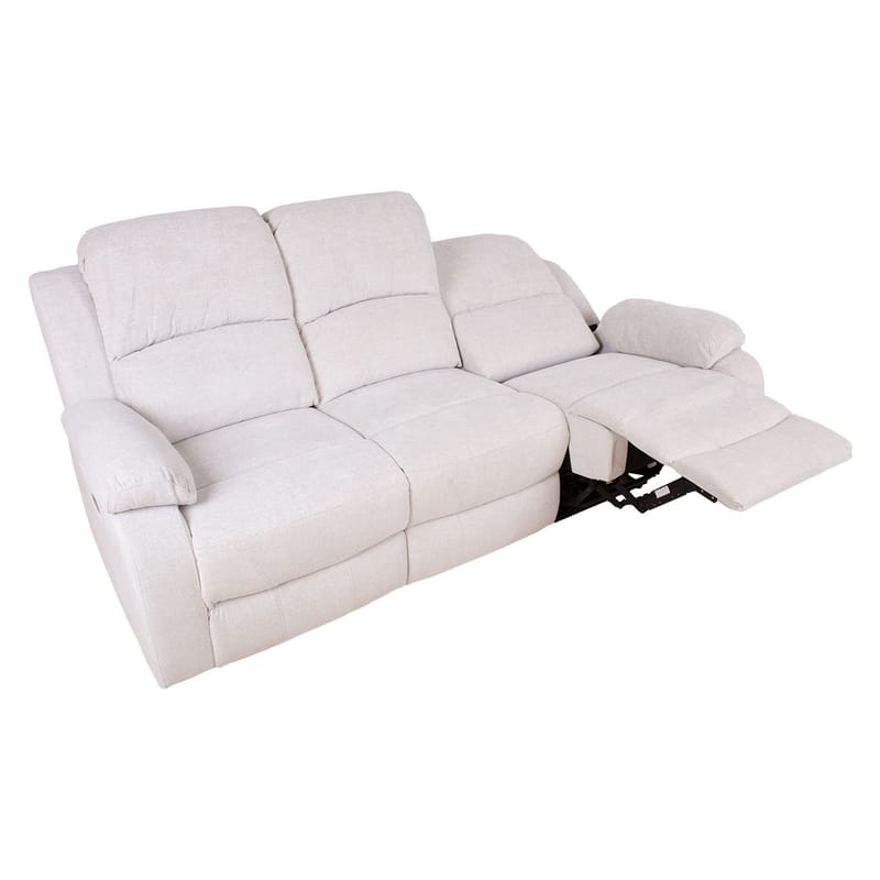 Reclinersofa Tränor 3-seter med elektrisk mekanisme - naturhvit - Møbler - Sofaer - Reclinersofaer