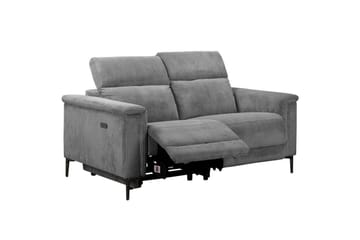 Reclinersofa uten hjørne Loft24 Lund reclinersofa 2-seter Lightgrey - Møbler - Sofaer - Reclinersofaer