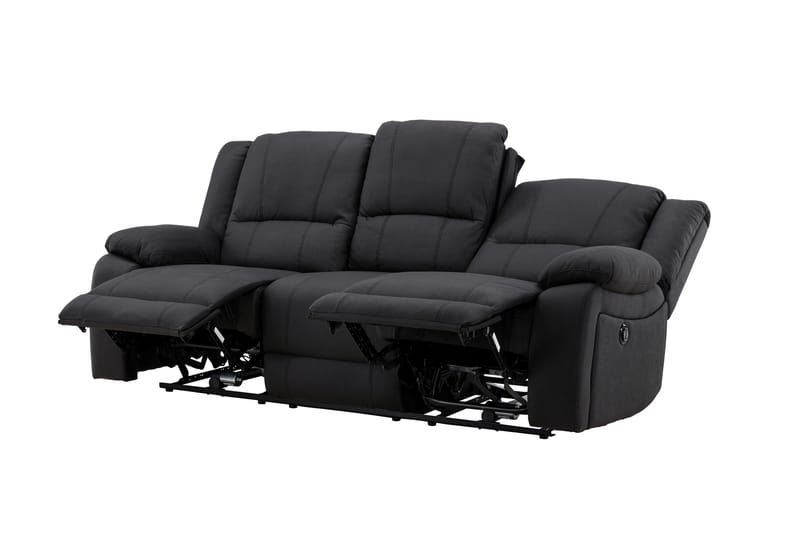 Reclinersoffa med hörn Comfort Living Black - Møbler - Sofaer - Reclinersofaer