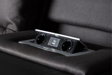 Reclinersoffa med hörn Comfort Living Black - Møbler - Sofaer - Reclinersofaer