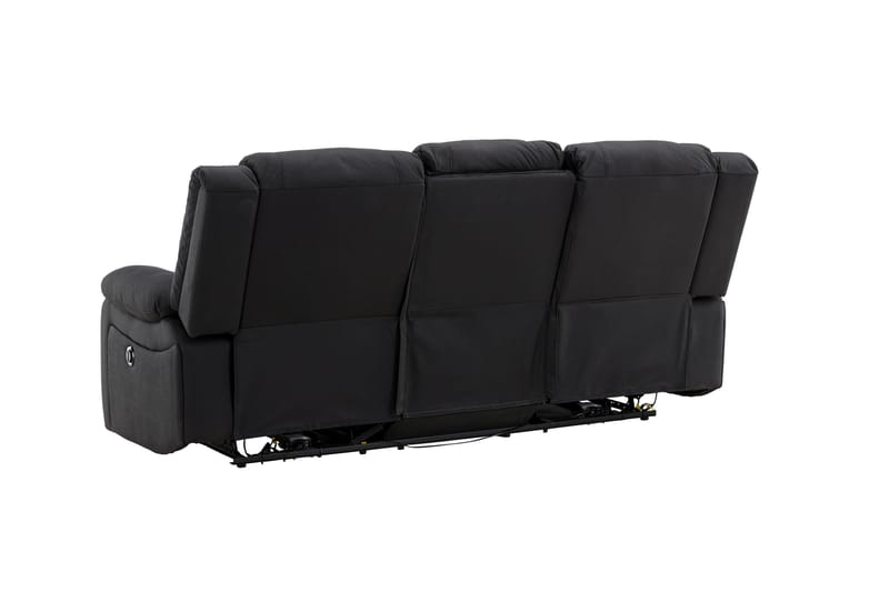 Reclinersoffa med hörn Comfort Living Black - Møbler - Sofaer - Reclinersofaer