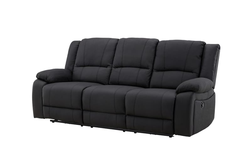 Reclinersoffa med hörn Comfort Living Black - Møbler - Sofaer - Reclinersofaer