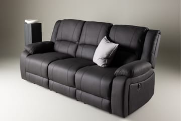 Reclinersoffa med hörn Comfort Living Black - Møbler - Sofaer - Reclinersofaer